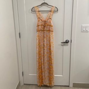 Free People Floral Maxi Gown